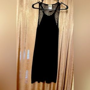 LILY BLEU COVER UP SWIM BLACK LARGE